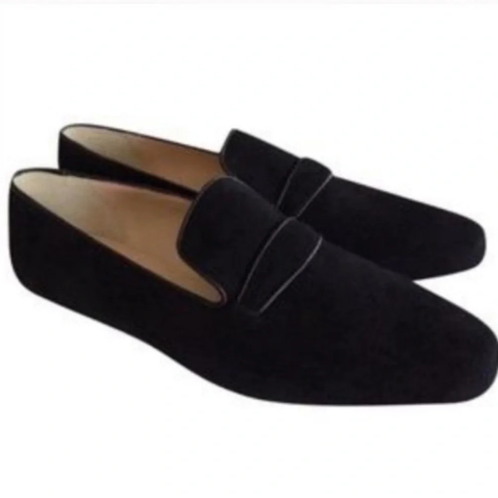 J. Crew georgia suede Black penny Loafers